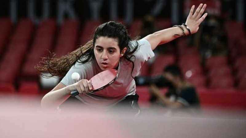لاعبة كرة الطاولة السورية ظاظا تتلقى دعوة للتدرب في الصين