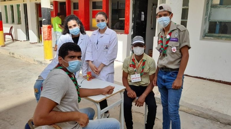 من ضمنهم عدد كبير من النقابيين.. حوالي 10 الاف متطوع في اليوم الوطني للتلقيح المكثف