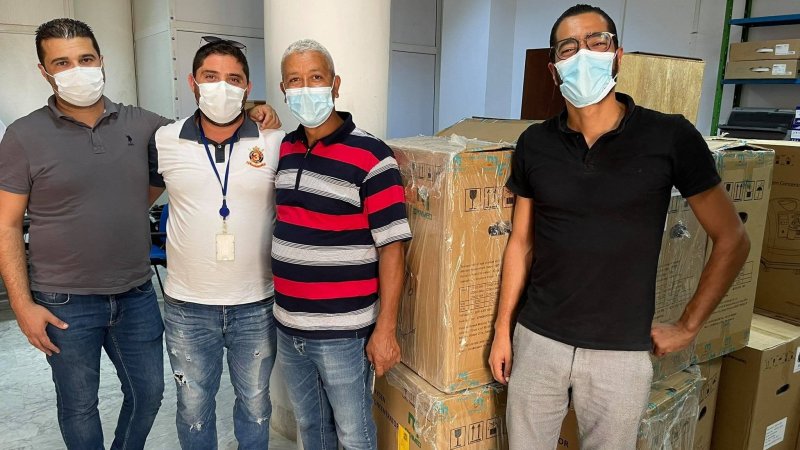موظفو شركة TOPNET يتبرعون لمقاومة الكوفيد 19