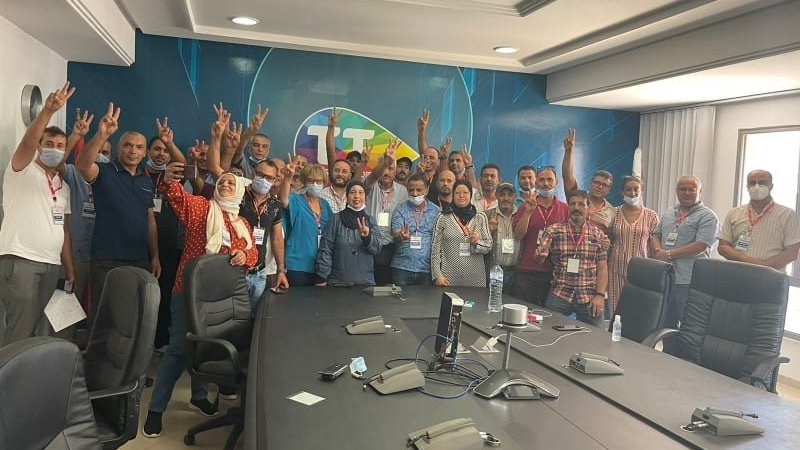 اعتصام مفتوح في مجمع اتصالات تونس للدفاع عن عمومية المؤسسة ولمنع استباحة المال العام