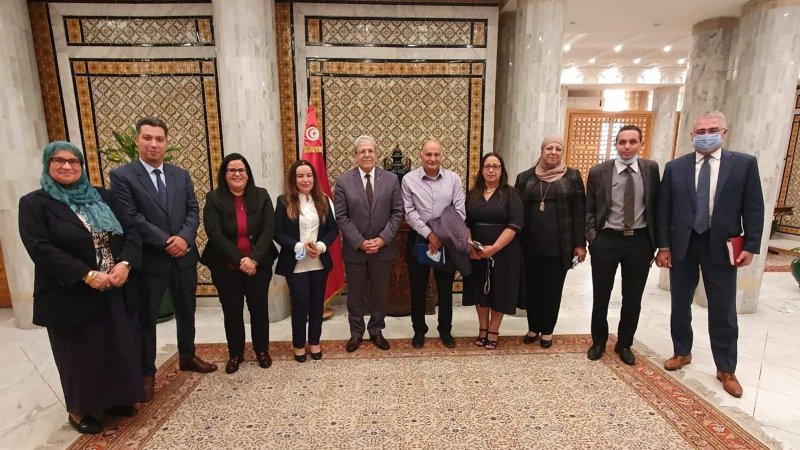 في لقائهم بالوزير الجديد..اعضاء المكتب النقابي لوزارة الشؤون الخارجية يستعرضون الخطوط العريضة لبرنامج عملهم