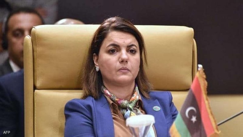 ايقاف وزيرة الخارجية الليبيبة نجلاء المنقوش عن العمل ومنعها من السفر