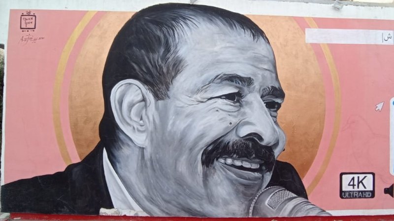 جداريات غرافيتي عملاقة ومجسم للشهيد في الدورة الخامسة للملتقى الدولي شكري بلعيد للفنون