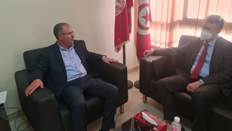 العلاقات التونسية الالمانية وبرامج التعاون والشراكة ابرز نقاط لقاء الطبوبي بسفير المانيا في تونس