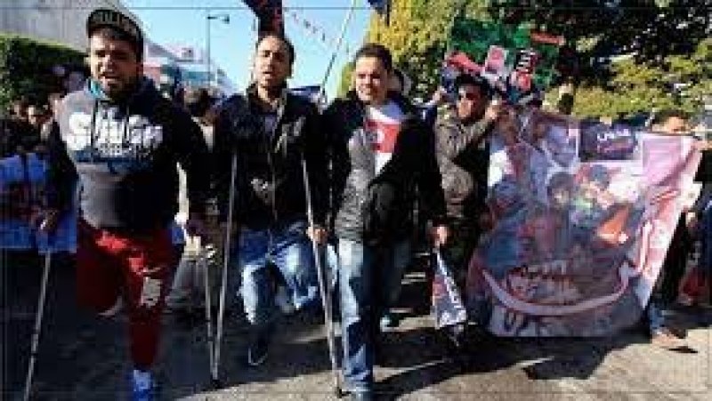 الاعتصام المفتوح لجرحى الثورة بمقر رابطة حقوق الانسان متواصل في انتظار اصدار مرسوم خاص بهم