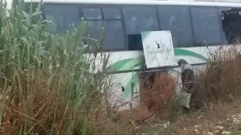 انزلاق حافلة قادمة من نفطة في اتجاه تونس