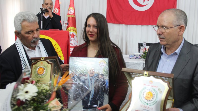 خلال المؤتمر العادي للاتحاد الجهوي للشغل ببنزرت..تكريم مجموعة من مناضلات ومناضلي الاتحاد