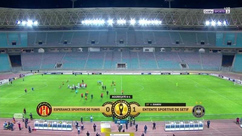 وفاق سطيف يتغلّب على الترجي ويصعد إلى نصف نهائي رابطة أبطال إفريقيا