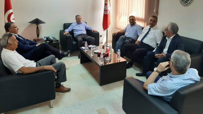 الامين العام يلتقي بممثلي عدد من الاحزاب