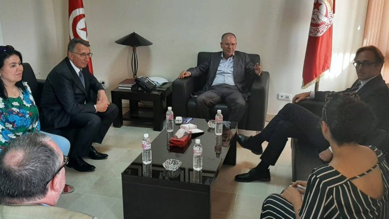 الامين العام يستقبل سفير المانيا بتونس