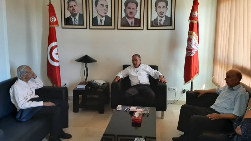 الامين العام يستقبل المفكر والفيلسوف يوسف الصديق