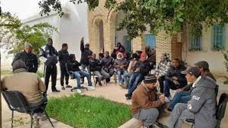 عمال بلا أجور مدة 4 أشهر بشركة البستنة في قبلي والحكومة تفاوض نظراءهم في تطاوين