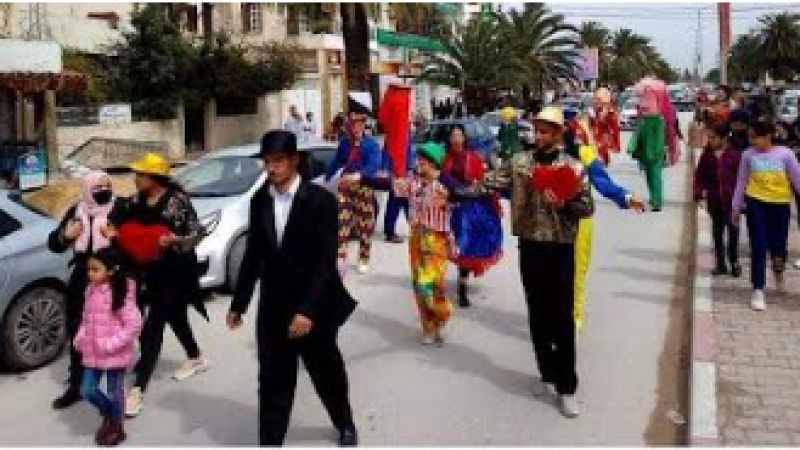 كرنفال جندوبة ينشط المدينة ايذانا بافتتاح مهرجان بلاريجيا