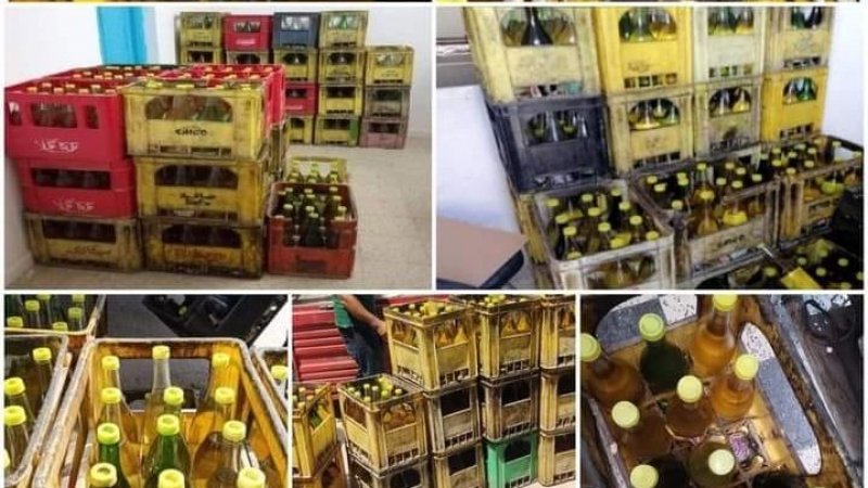 حجز 8280 لترا من الزيت المدعم بنابل