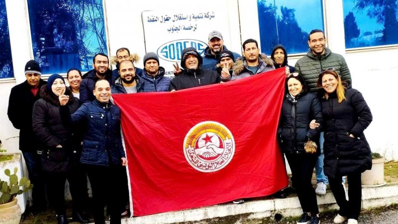 اعوان و اطارات المقر الاجتماعي لشركة SODEPS غاضبون
