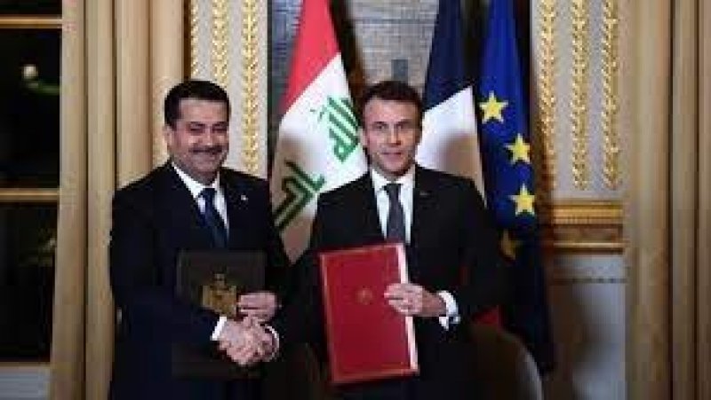 فرنسا والعراق تعلنان تعزيز التعاون الاستراتيجي لاسيما في مجال الطاقة