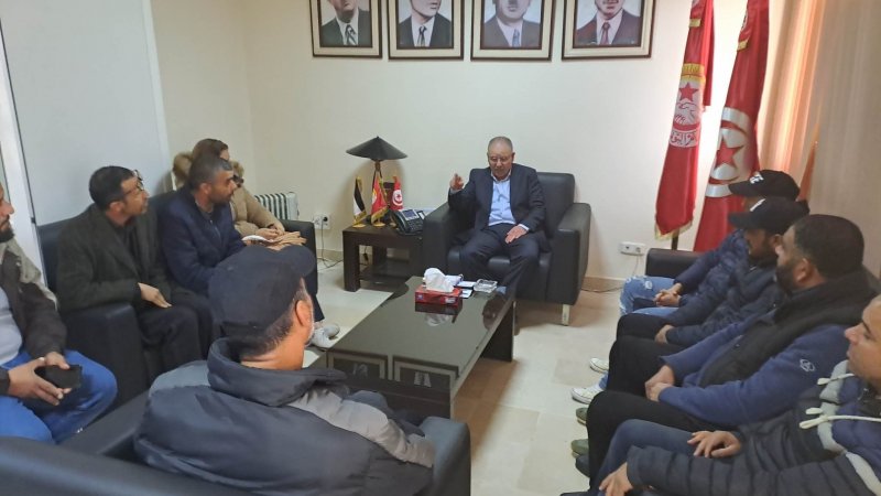 الأمين العام يستقبل نقابات الطرقات السيارة