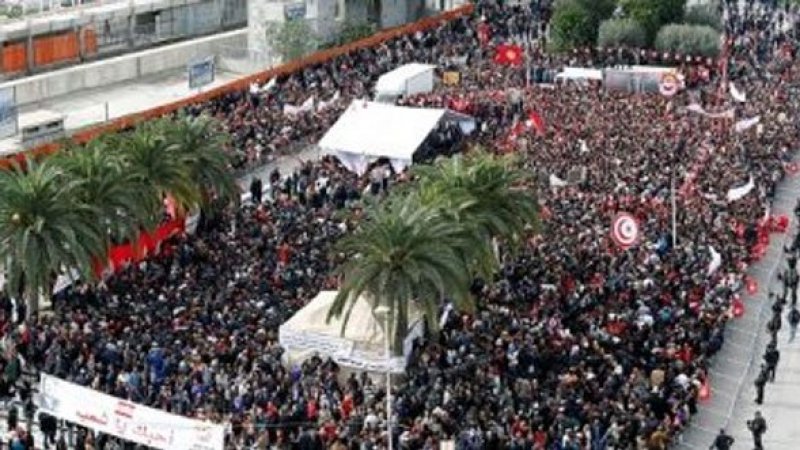 مسيرات وتجمعات في 5 جهات احتجاجا على ارتفاع الاسعار ودفاعا عن الحق النقابي