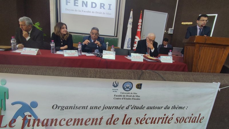 مركز الدراسات الضريبية، بكلية الحقوق بصفاقس يبحث حلولا مالية لازمة الصناديق الاجتماعية