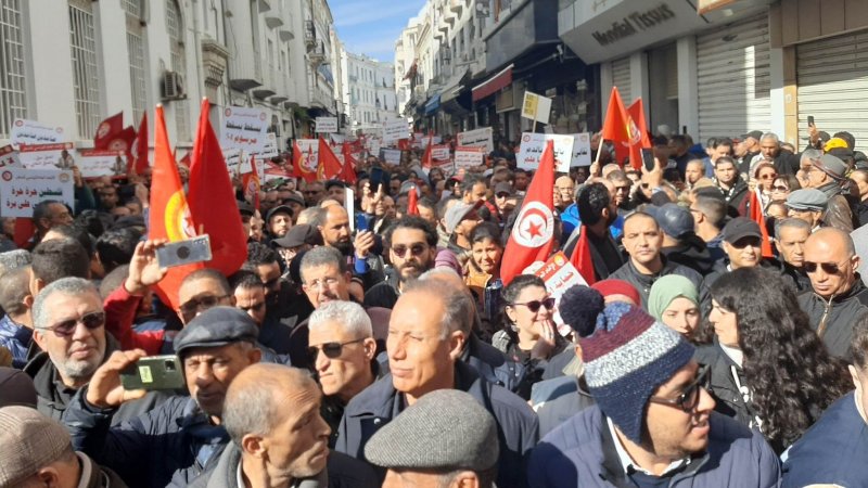 فعالية ناجحة في بطحاء محمد علي دفاعا عن الاتحاد والحريات الفردية والعامة
