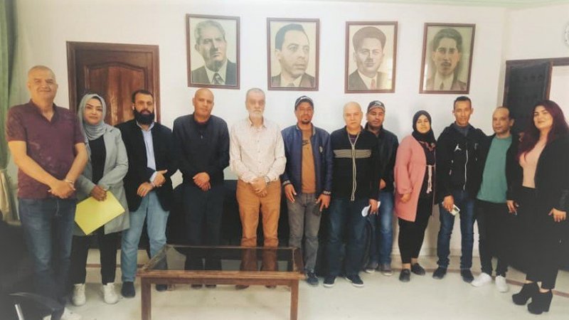 المؤتمر التأسيسي للنقابة الأساسية للسلك الإداري المشترك والعملة بالإدارة الجهوية للشؤون الإجتماعية