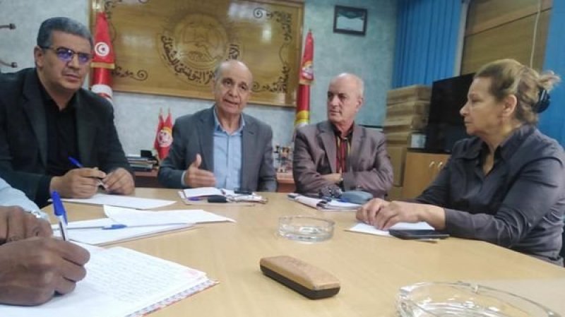 الامين العام المساعد الشابي من باجة : من المؤسف أن لا نتفاوض الا بعد اصدار برقية اضراب