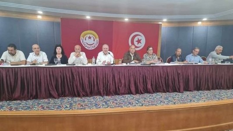 الأمين العام يترأس إجتماع المكتب التنفيذي الموسع لإتحاد الشغل