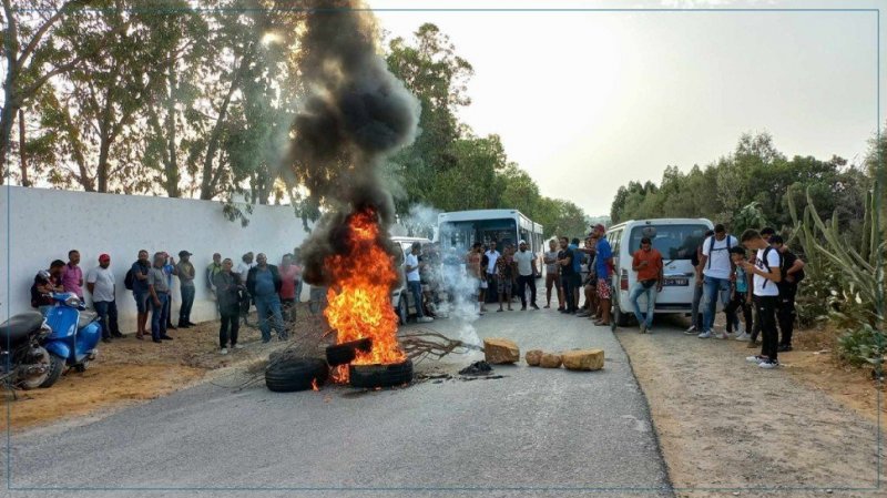 الحمامات: أهالي منطقة الأطرش يحتجون على تواصل انقطاع المياه