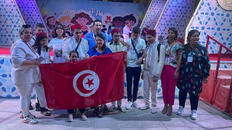 أعمال مسرحية وموسيقية قدمها مكفوفون من صفاقس في الملتقى الدولي لفنون ذوي القدرات الخاصة " اولادنا " بالقاهرة