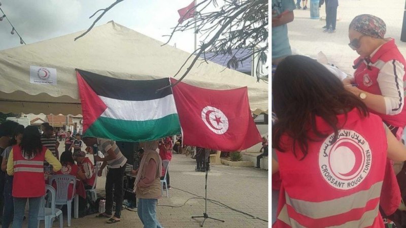 قرمبالية: تركيز خيمة لجمع التبرعات لفائدة الشعب الفلسطيني