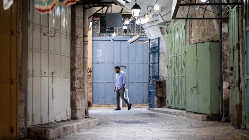 أزقة البلدة القديمة في القدس الشرقية مقفرة جراء الحرب