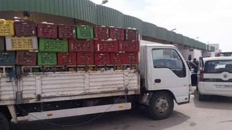 بنزرت: حجز شاحنة محملة بـ1.5 طن من الخضر