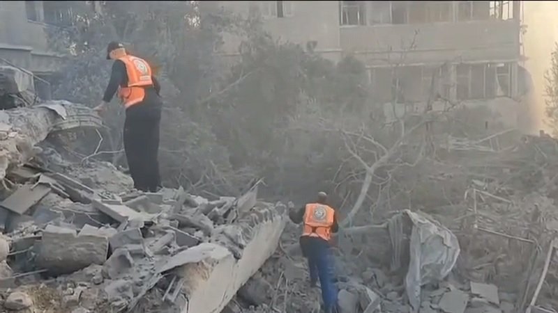 الدفاع المدني بغزة يتحدث عن مذبحة حي الشجاعية