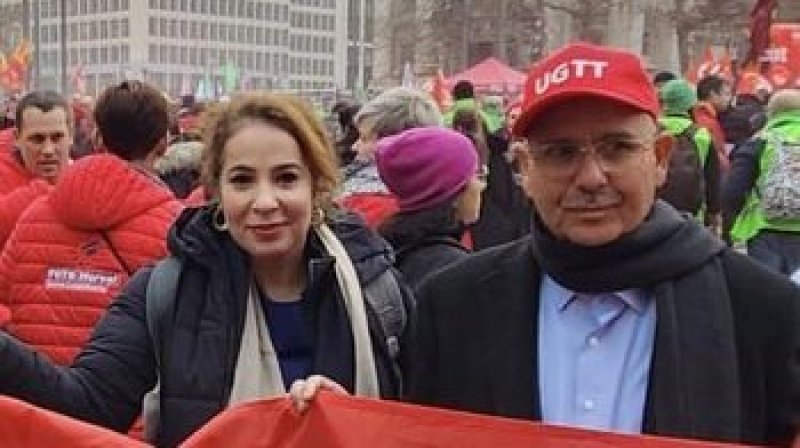 تجمع نقابي عالمي بالعاصمة البلجيكية بروكسل احتجاجا على سياسات التقشف