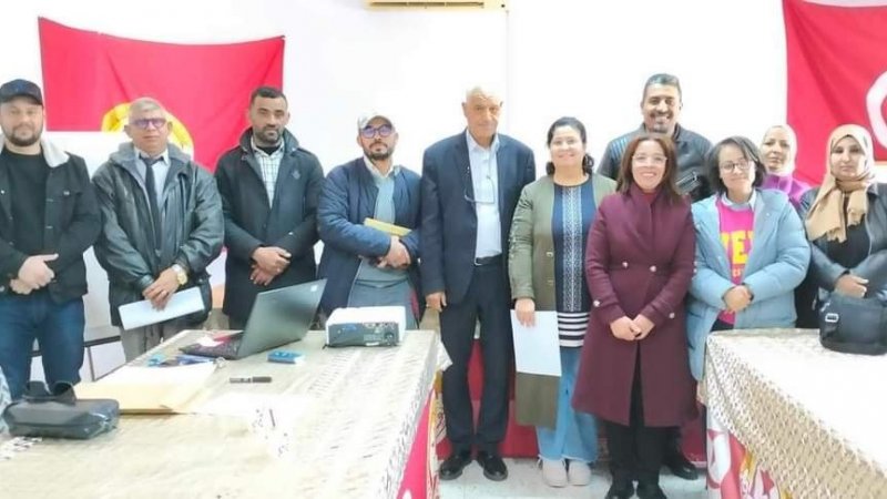 تكوين في تقنيات الاتصال بالاتحاد الجهوي للشغل بسيدي بوزيد
