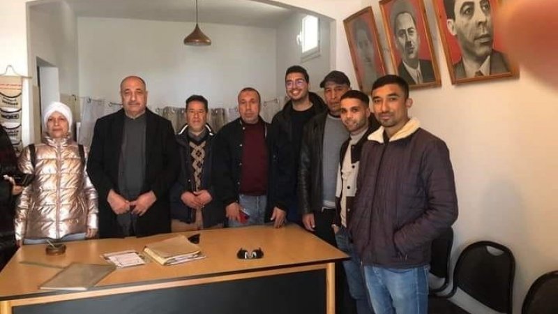سميرة شيخاوي وجمال حفايصية كاتبان عامان لنقابتي التعليم الاساسي بجندوبة وطبرقة