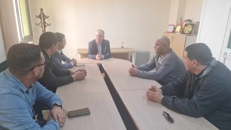 الأمين العام يحيي تضحيات اعوان مستودع الغاز بعجيل و يؤكد ضرورة تثمينها