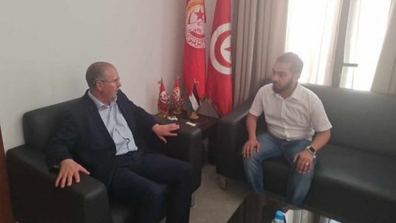 الأمين العام للاتحاد يستقبل الأمين العام الجديد للاتحاد العام لطلبة تونس وتأكيد على الشراكة