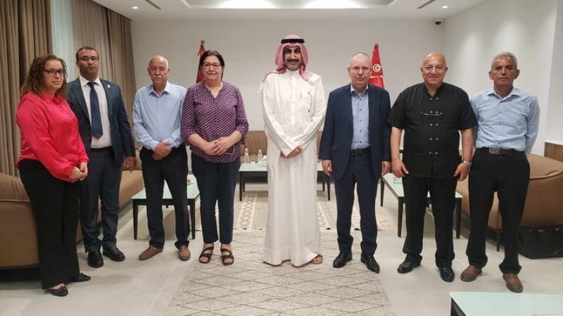 في زيارة الى الاتحاد: المدير العام لمنظمة العمل العربية يؤكد الدور الفاعل لمنظمة حشاد في استقرار البلاد