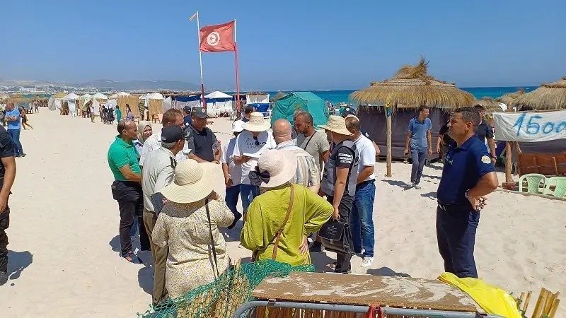 بنزرت : تسجيل 78 محضر مخالفة في حملة مراقبة بشاطئ جرزونة