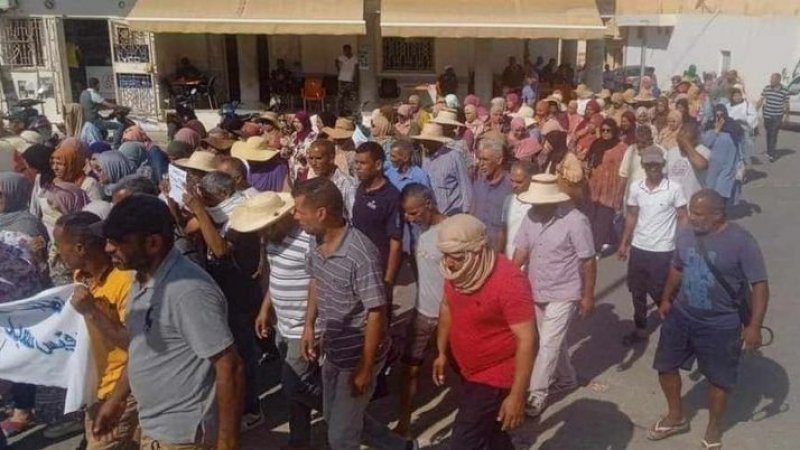 والي قبلي يتنكر لتعهداته بتسوية وضعيات عمال البستنة ويختار نهج التعاطي الامني وانتهاك الحق النقابي وفبركة التهم