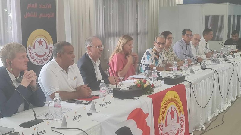 الأمين العام في افتتاح الندوة الدولية للنسيج : الاتحاد سيبقى قوة اجتماعية ووطنية مدافعة عن الحقوق الاجتماعية والسياسية