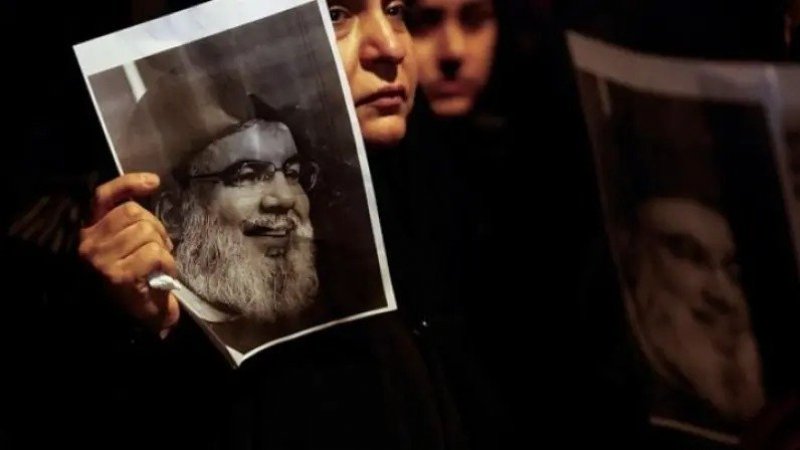 انتشال جثة حسن نصر الله من موقع الضربة بالضاحية الجنوبية لبيروت