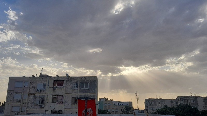طقس اليوم السبت : غائم جزئيا في قطاع غزة و تونس