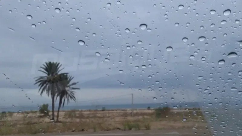 طقس اليوم السبت : مغيم جزئيا في قطاع غزة و أمطار متفرقة في تونس