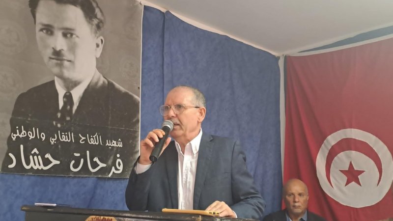 الامين العام من النفيضة : لن نفرط في الحق النقابي و نطالب الحكومة بالالتزام بتعهداتها و ندعو الاعراف الى فتح مفاوضات في الزيادة في الاجور