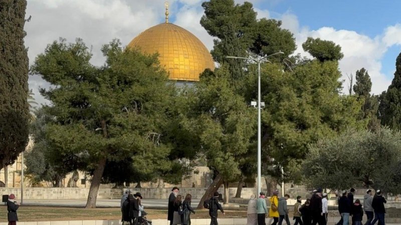 مستعمرون يقتحمون باحات المسجد الأقصى