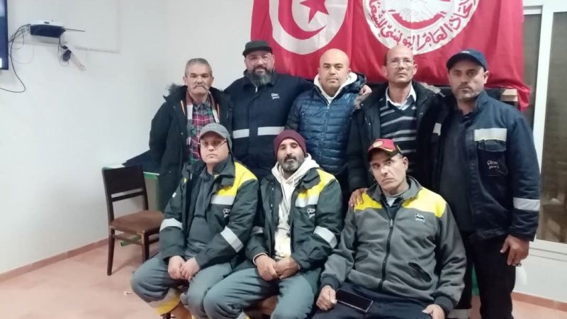 تشكيلة جديدة على راس النقابة الأساسية لأعوان وإطارات شركة ENI واد زار بتطاوين