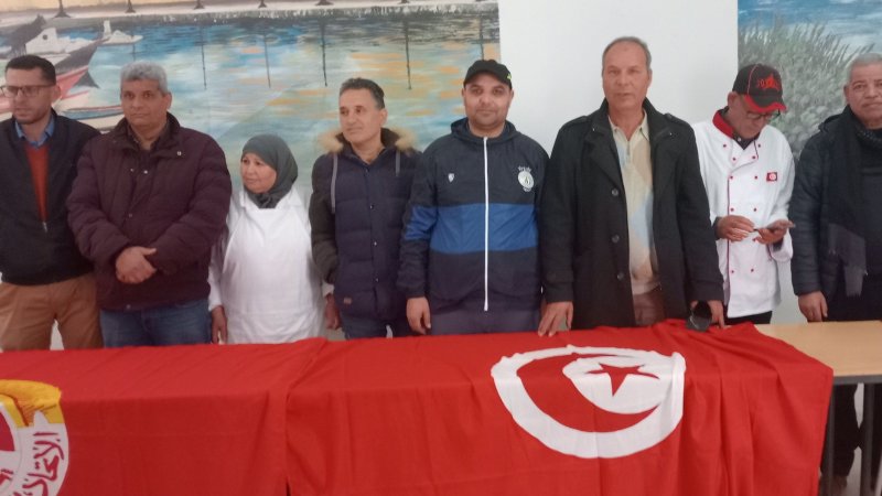 تشكيلة جديدة على رأس النقابة الأساسية لعملة المبيت و المطعم الجامعي ببنزرت
