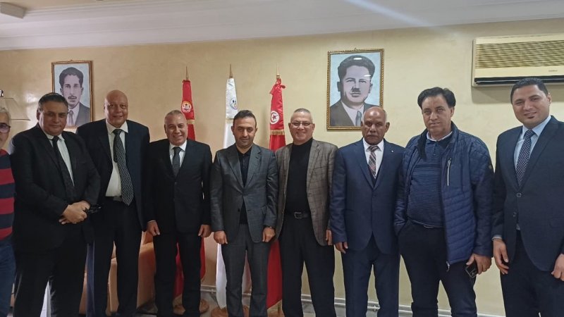 وفد نقابي مصري في ضيافة الجامعة العامة للنفط والمواد الكمياوية